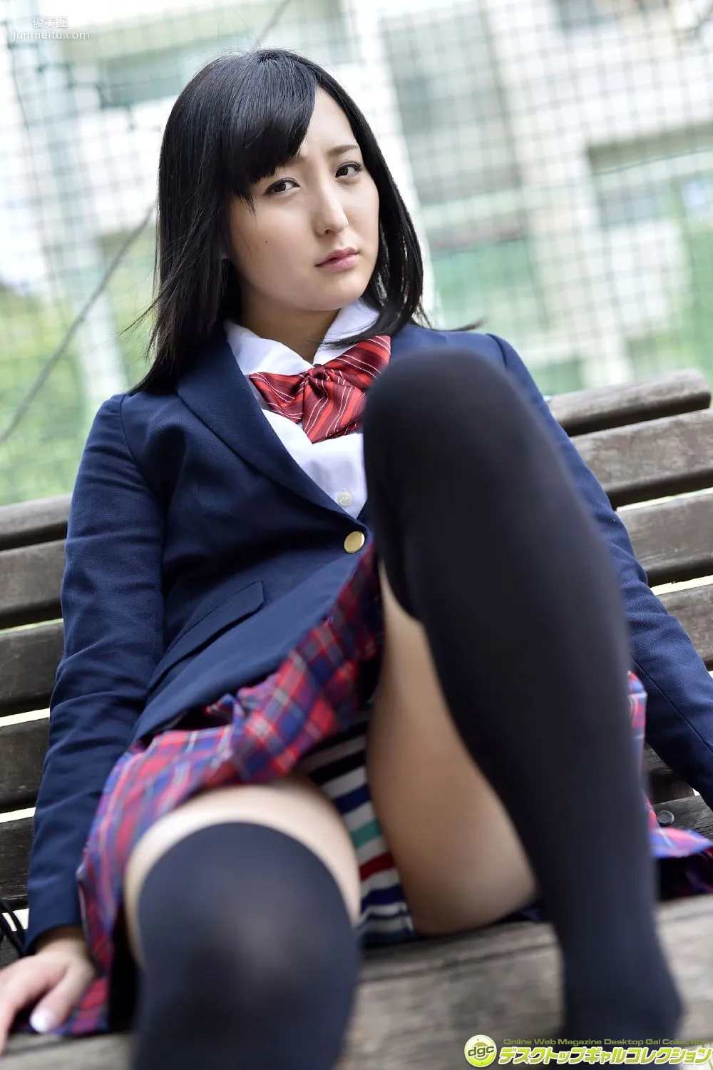 Satoko Hirano Long Black Hair and Translucent Beautiful Skin, an Orthodox Beautiful Girl! Photo Set [DGC] NO.1214 photo 6