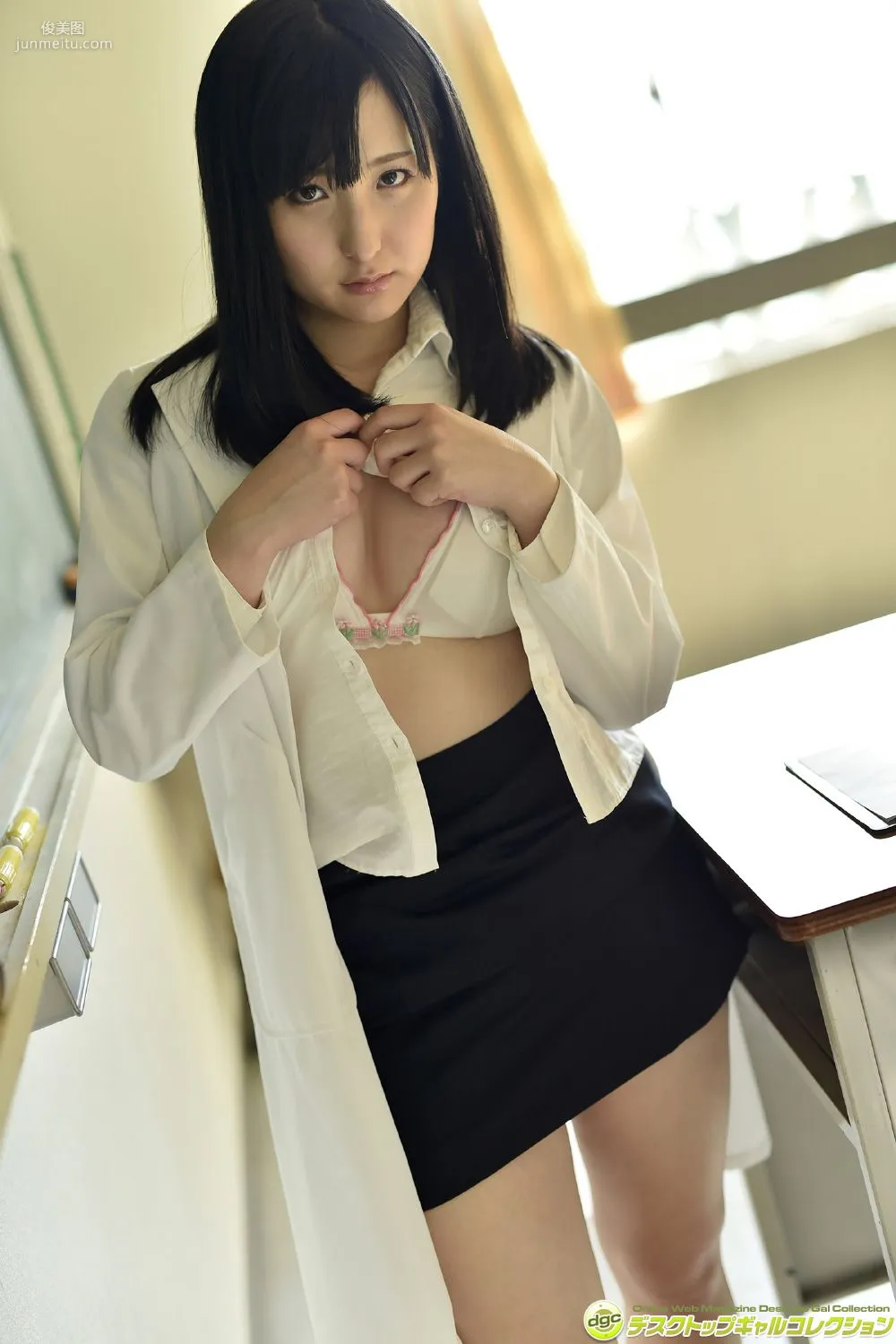 Satoko Hirano Long Black Hair and Translucent Beautiful Skin, an Orthodox Beautiful Girl! Photo Set [DGC] NO.1214 photo 84