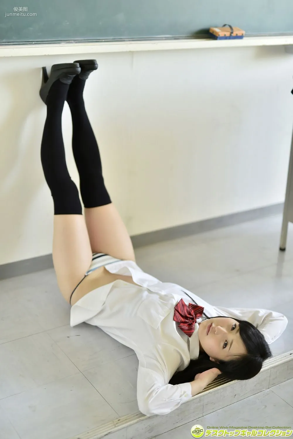 Satoko Hirano Long Black Hair and Translucent Beautiful Skin, an Orthodox Beautiful Girl! Photo Set [DGC] NO.1214 photo 20