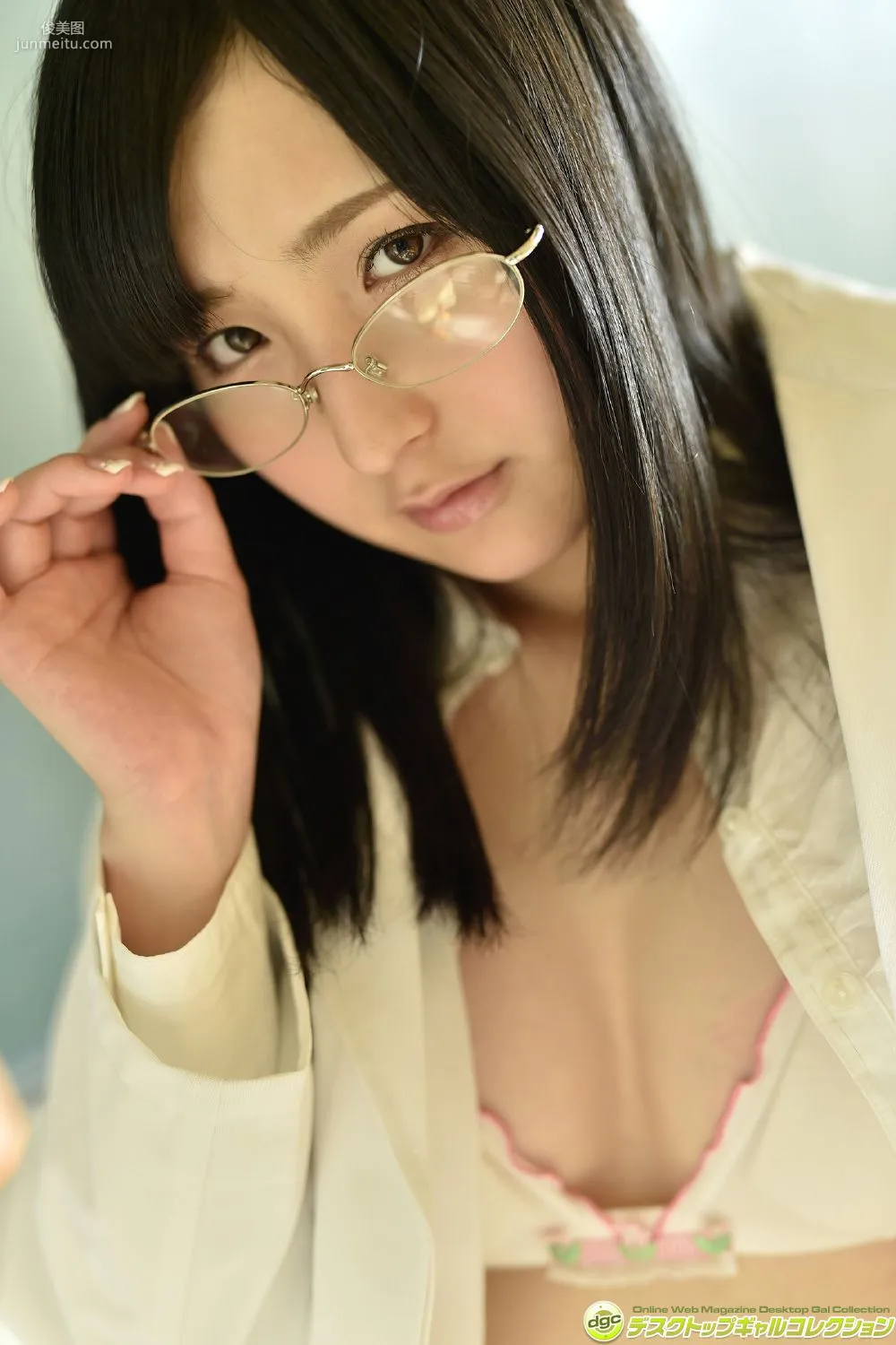Satoko Hirano Long Black Hair and Translucent Beautiful Skin, an Orthodox Beautiful Girl! Photo Set [DGC] NO.1214 photo 94