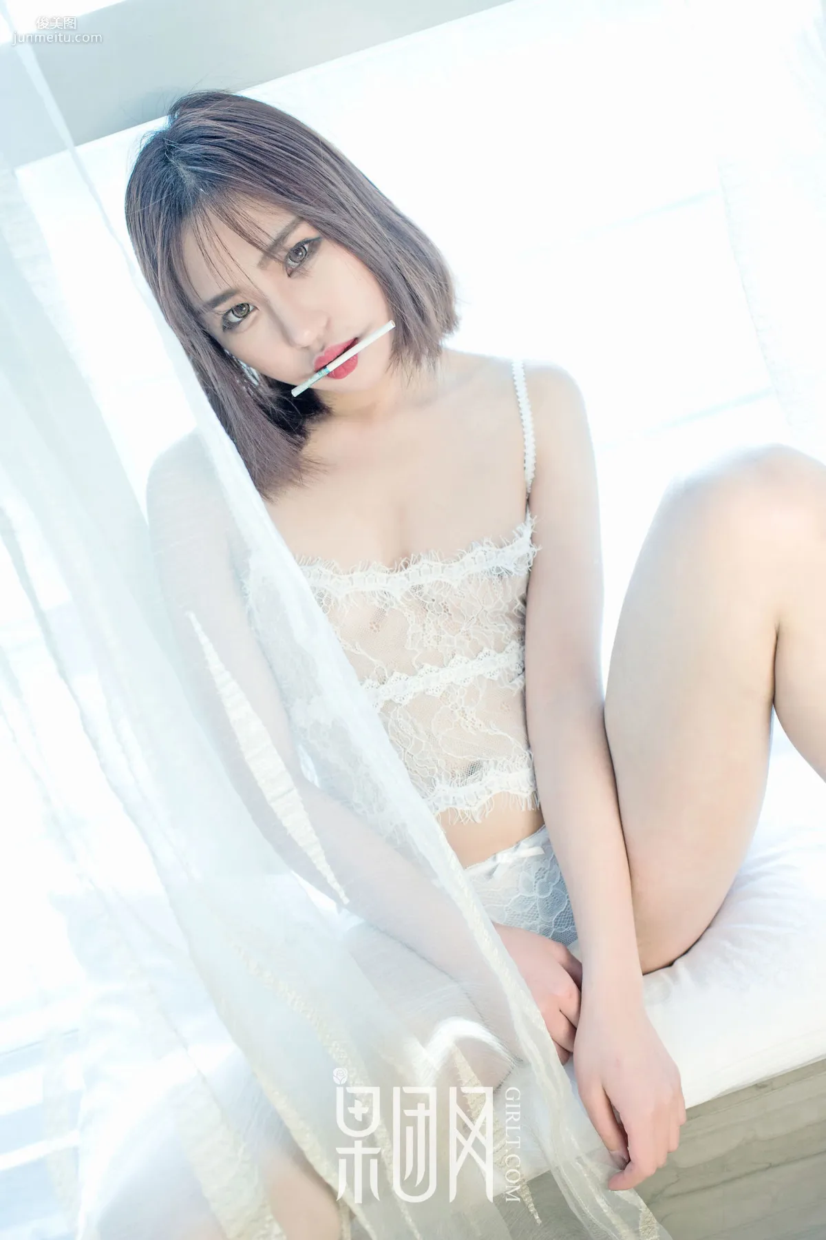 Yu Rui, Big Beauty, Leather Jacket and Stockings Temptation [Girlt] No.016 Photo Set photo 31