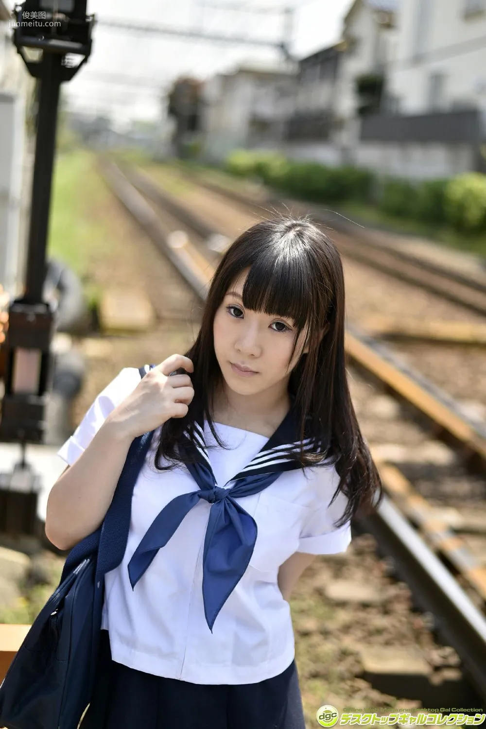 Runa Amemiya, H Cup Unbalanced with Petite Height!! Photo Set [DGC] NO.1202 photo 5