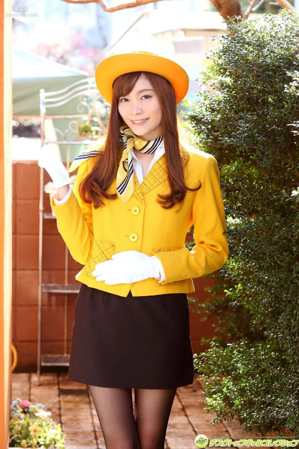 Maho Hashimoto, Slender Body with Translucent White Skin! Photo Set [DGC] NO.1252 photo 1
