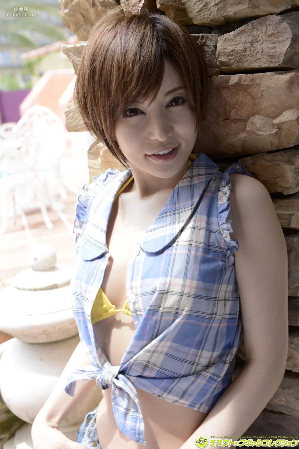 Yuria Satomi "Heavyweight Erotic Body Erotic Older Sister!" Photo Set [DGC] NO.1243 photo 4