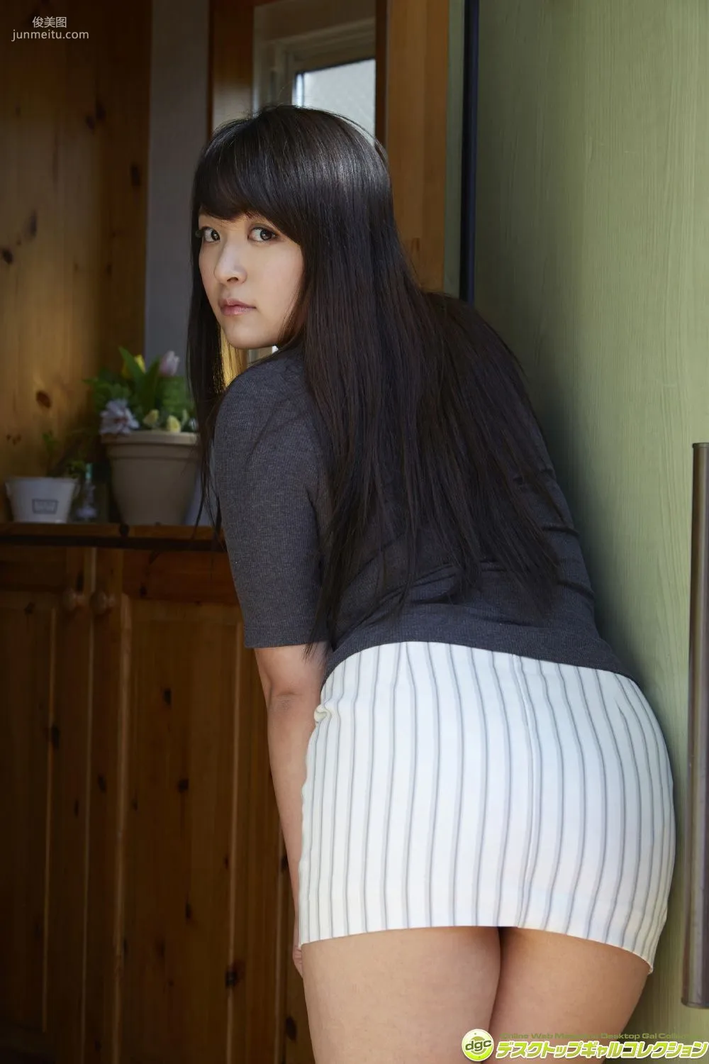 Saki Yanase "Impressive 100cm I-Cup Eyes Locked!!" Photo Set [DGC] NO.1253 photo 28