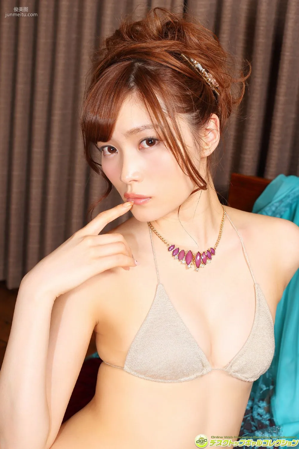 Maho Hashimoto, Slender Body with Translucent White Skin! Photo Set [DGC] NO.1252 photo 45