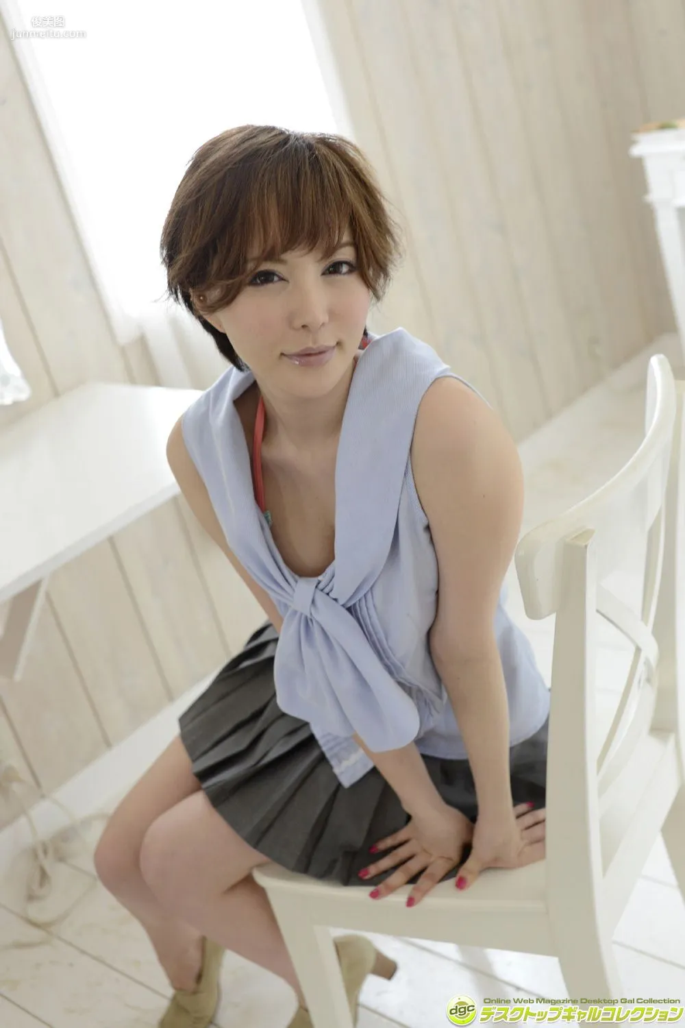 Yuria Satomi "Heavyweight Erotic Body Erotic Older Sister!" Photo Set [DGC] NO.1243 photo 39