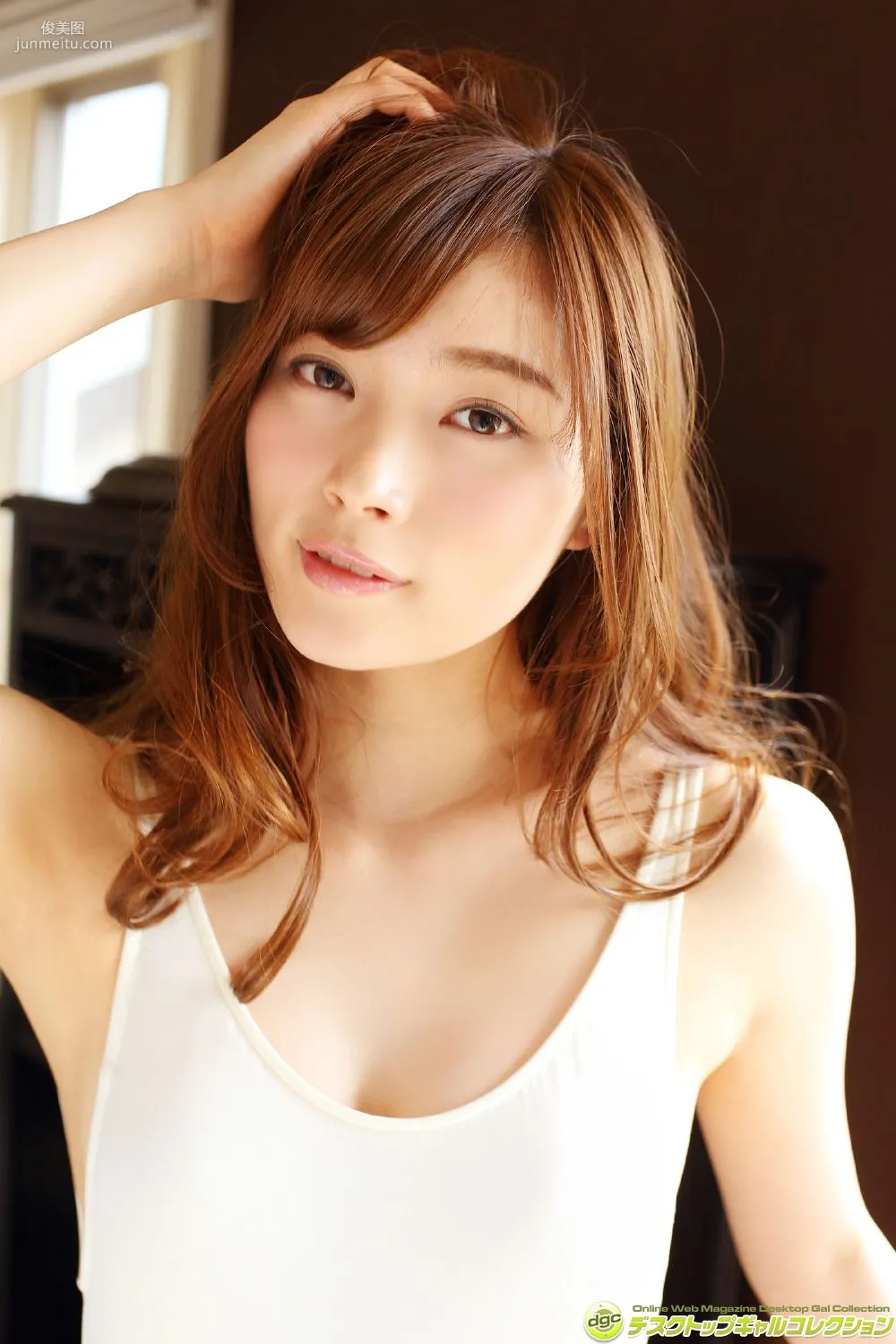 Maho Hashimoto, Slender Body with Translucent White Skin! Photo Set [DGC] NO.1252 photo 64