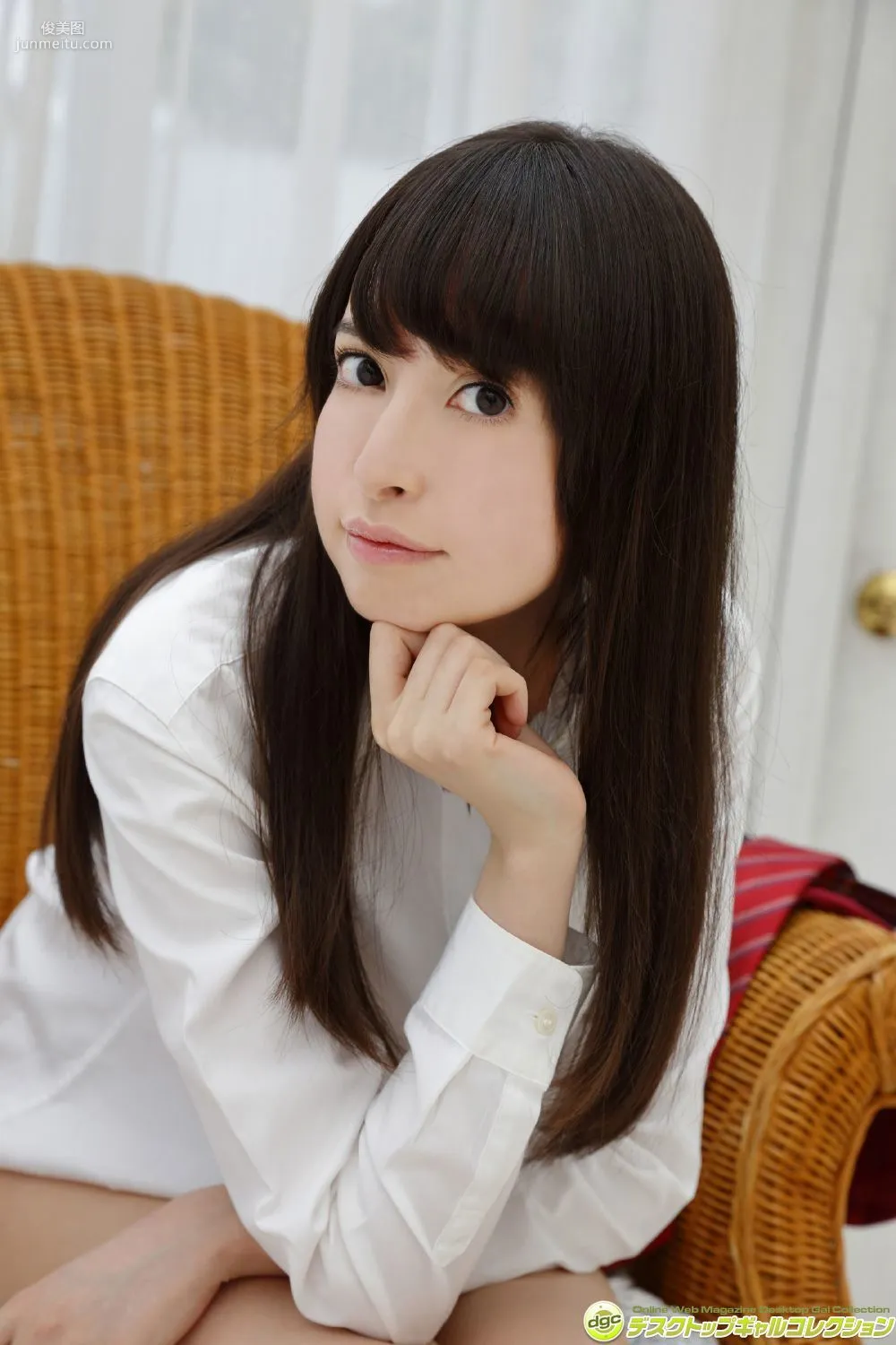 Ai Nishida, A Half-Japanese Intellectual Beauty Who Loves Cosplay! Photo Set [DGC] NO.1270 photo 67
