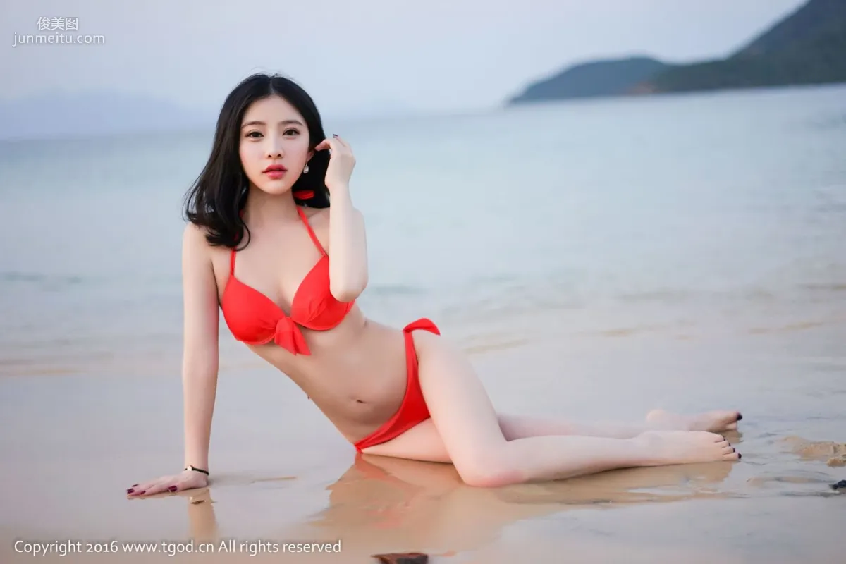Shi Yijia Kitty Jiang, Pure Face Blooms Only for You [TGOD] Photo Set photo 37