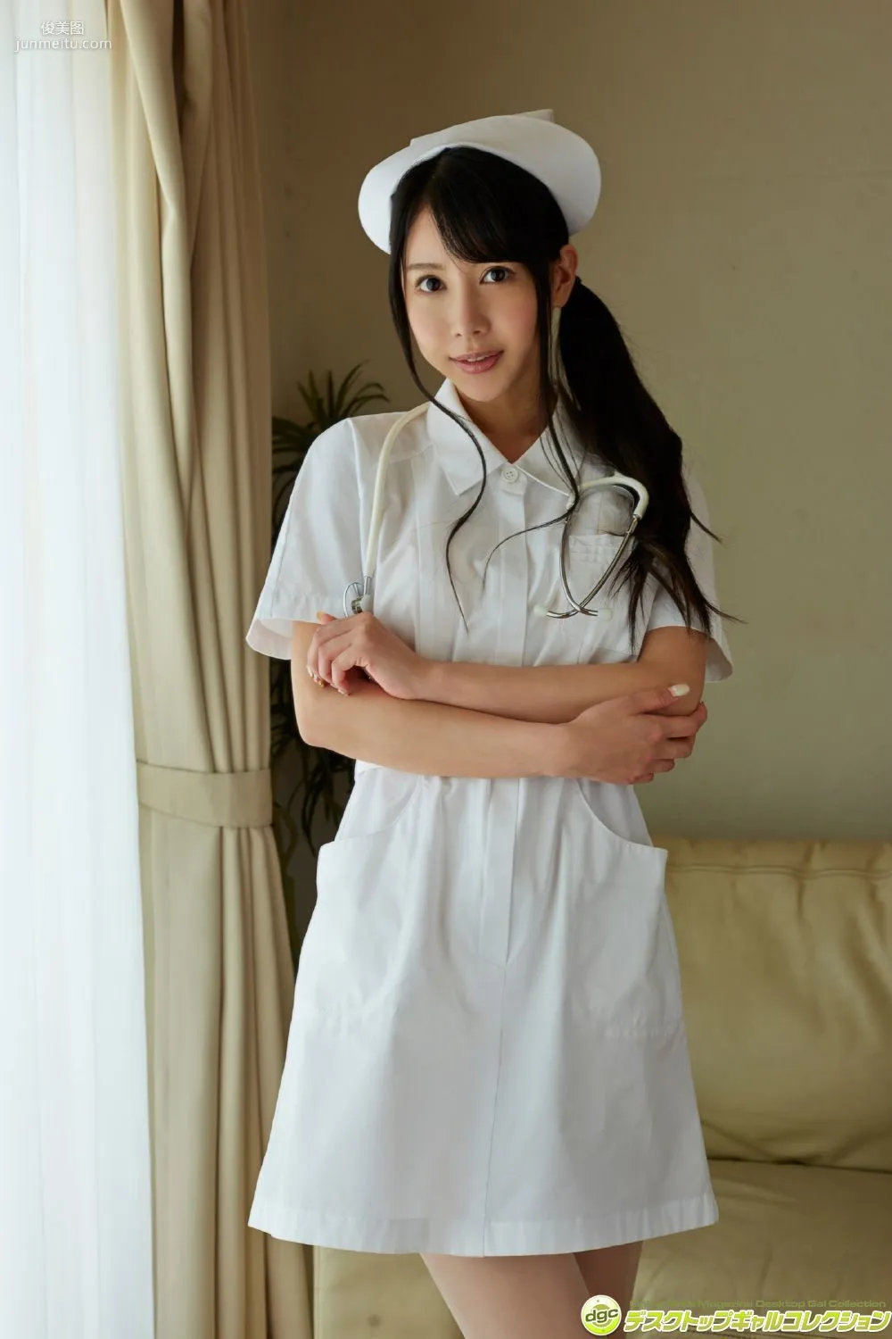 Hana Aoi 'A Gravure Idol Proud of Her G-Cup Big Bust and Stunning Waist' Photo Set [DGC] NO.1282 photo 20