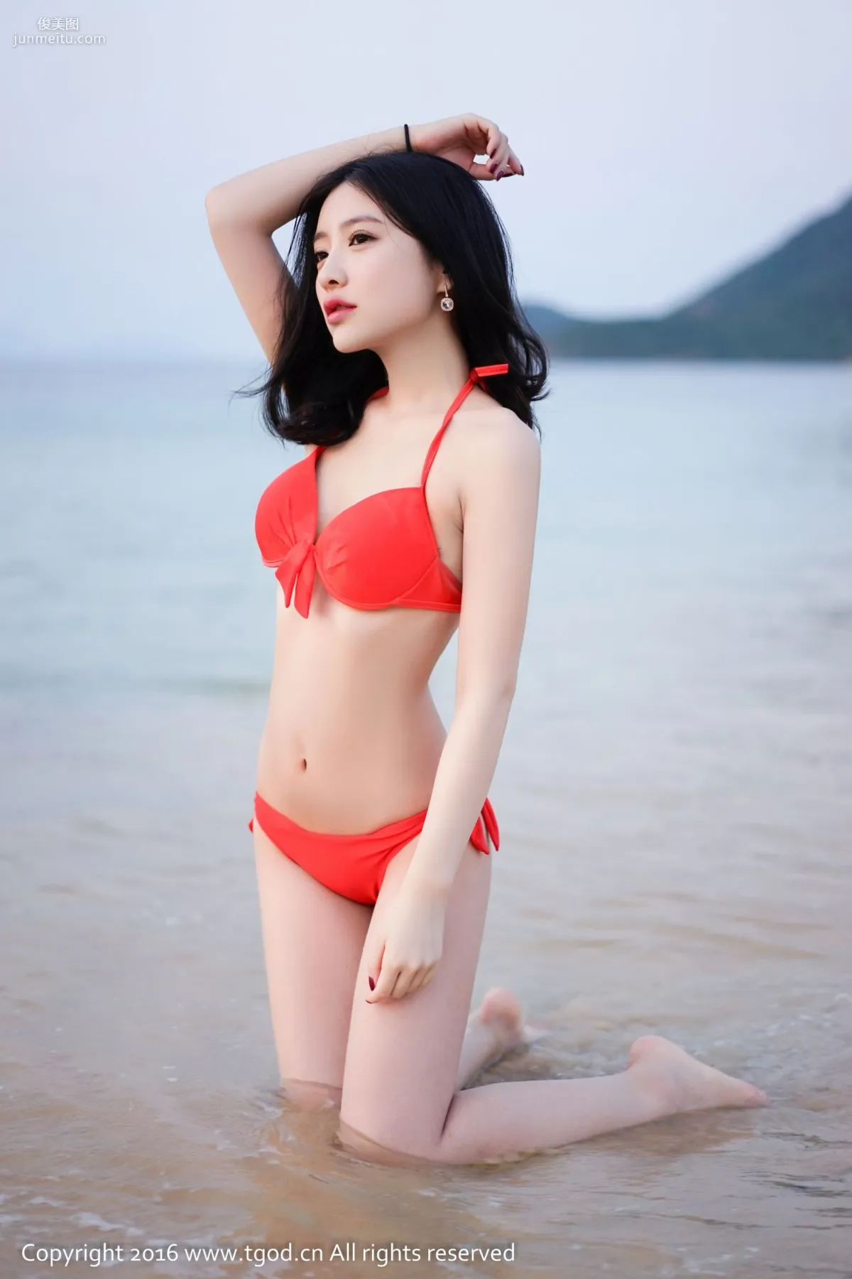 Shi Yijia Kitty Jiang, Pure Face Blooms Only for You [TGOD] Photo Set photo 33