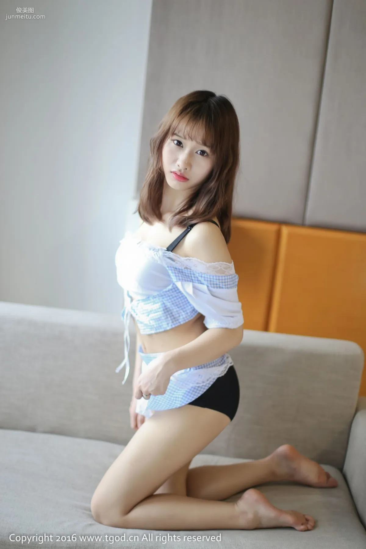 itt Nika Playful and Cute Student Style Uniform Seduction [TGOD] Photo Set photo 29
