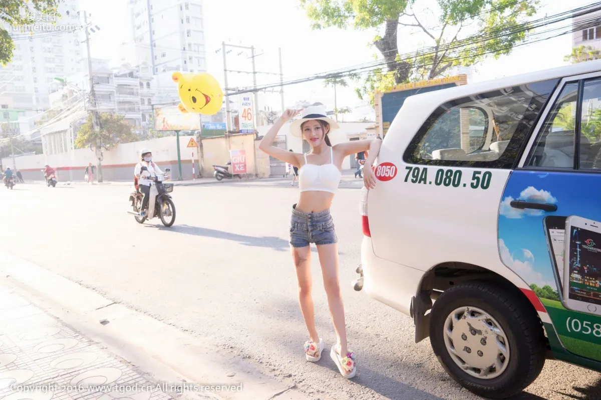 Abby Wang Qiaoen, Vietnam Nha Trang Street Snap + Fitness Series [TGOD] Photo Set photo 5