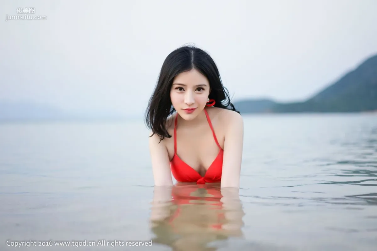 Shi Yijia Kitty Jiang, Pure Face Blooms Only for You [TGOD] Photo Set photo 45
