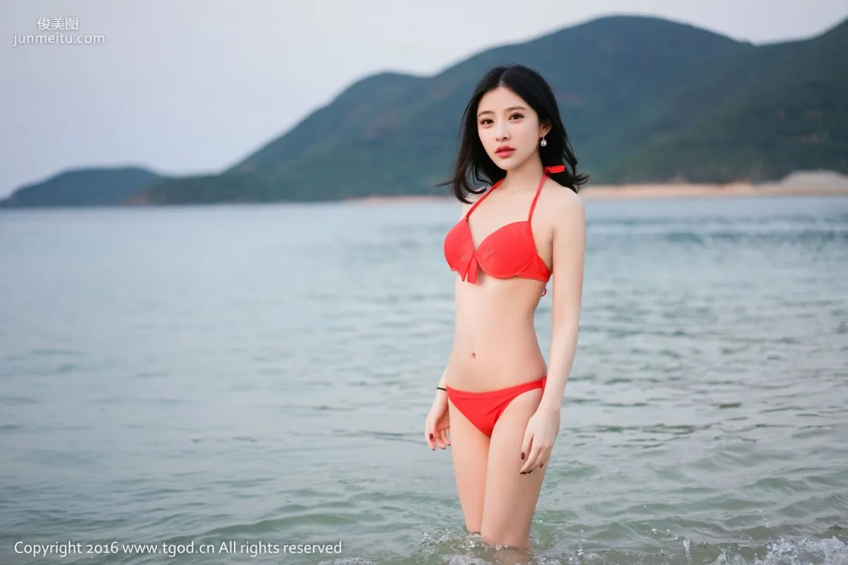 Shi Yijia Kitty Jiang, Pure Face Blooms Only for You [TGOD] Photo Set photo 40