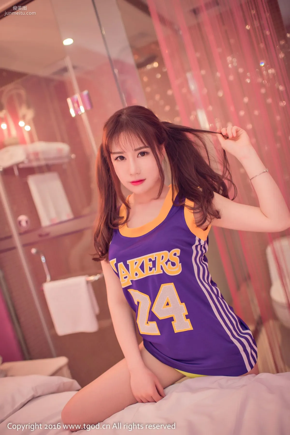 Lu Xiaobai Bum, Pure Ponytail Little Princess [TGOD] Photo Set photo 34
