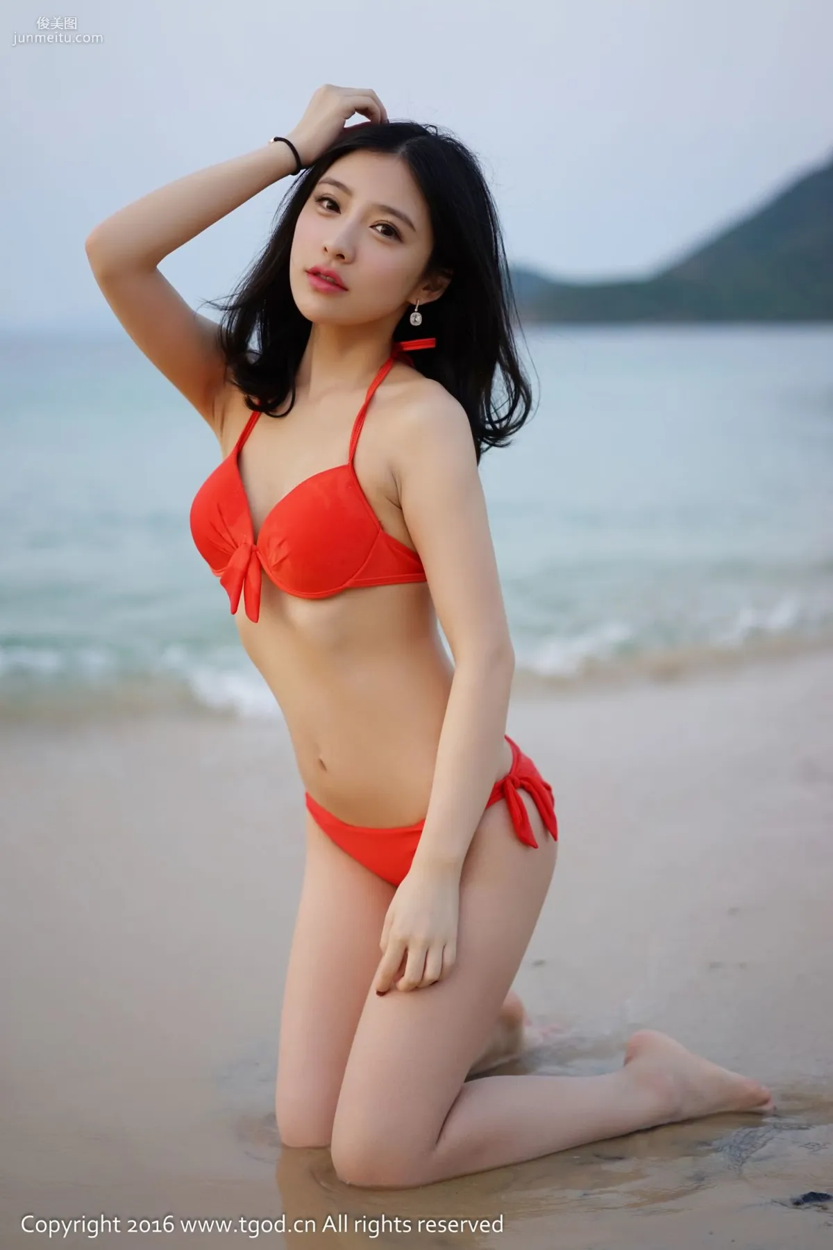 Shi Yijia Kitty Jiang, Pure Face Blooms Only for You [TGOD] Photo Set photo 34