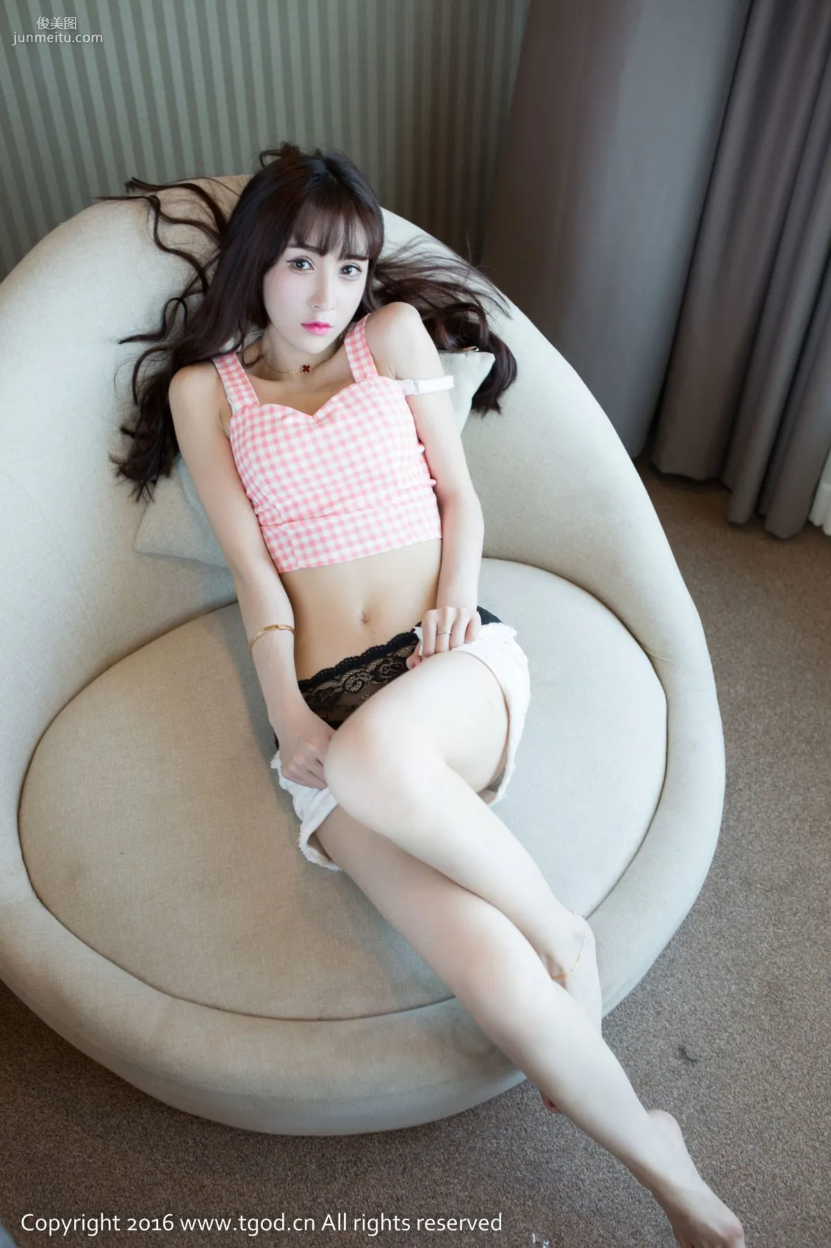 Eva Qianqian, Playful and Sweet, Irresistible Temptation [TGOD] Photo Set photo 23