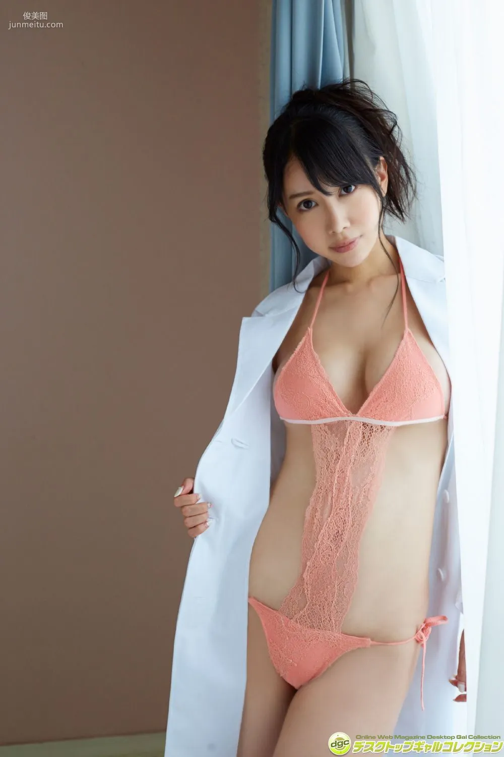 Hana Aoi 'A Gravure Idol Proud of Her G-Cup Big Bust and Stunning Waist' Photo Set [DGC] NO.1282 photo 74