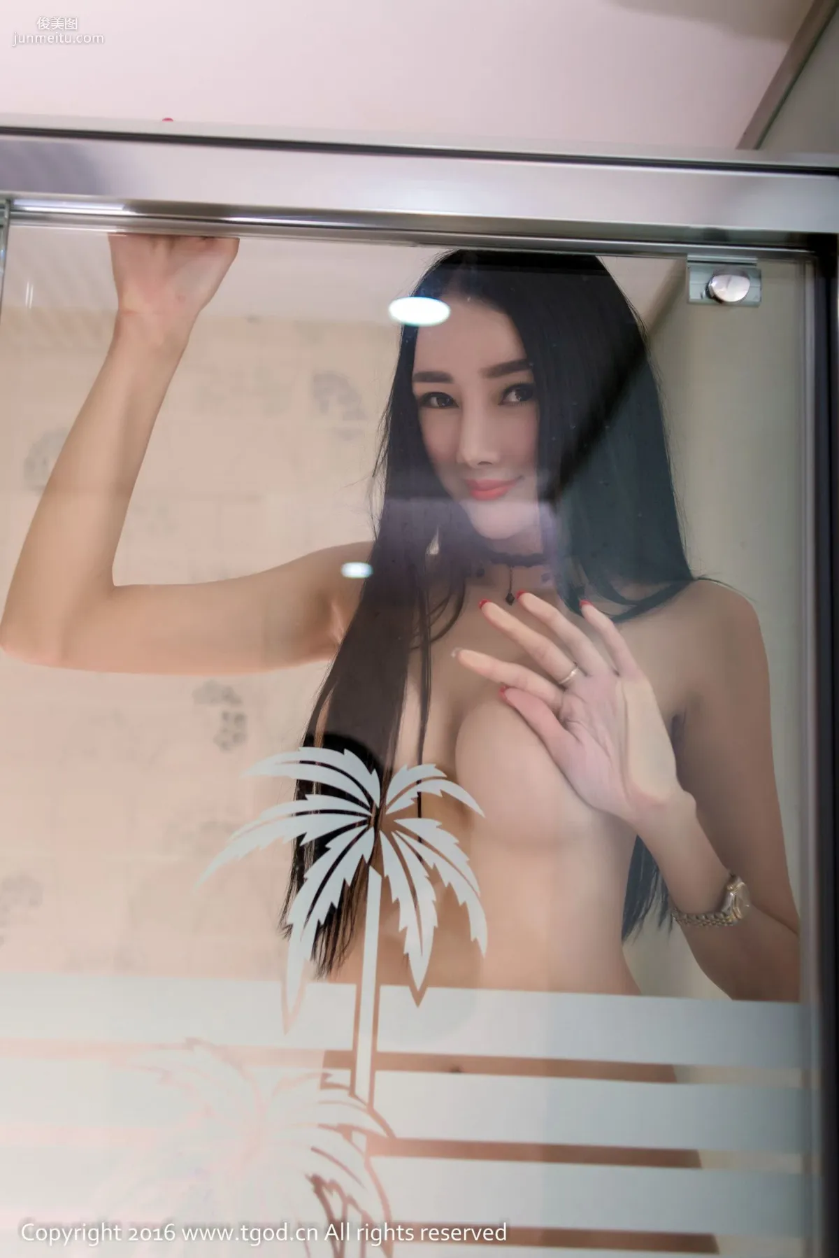 Jie Xier Jessie《Half-Revealed Stirring Up a Commotion》 [TGOD] Photo Set photo 39