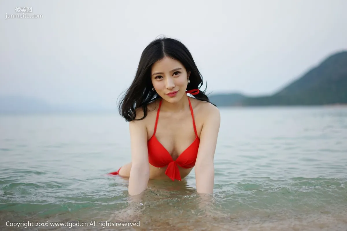 Shi Yijia Kitty Jiang, Pure Face Blooms Only for You [TGOD] Photo Set photo 46