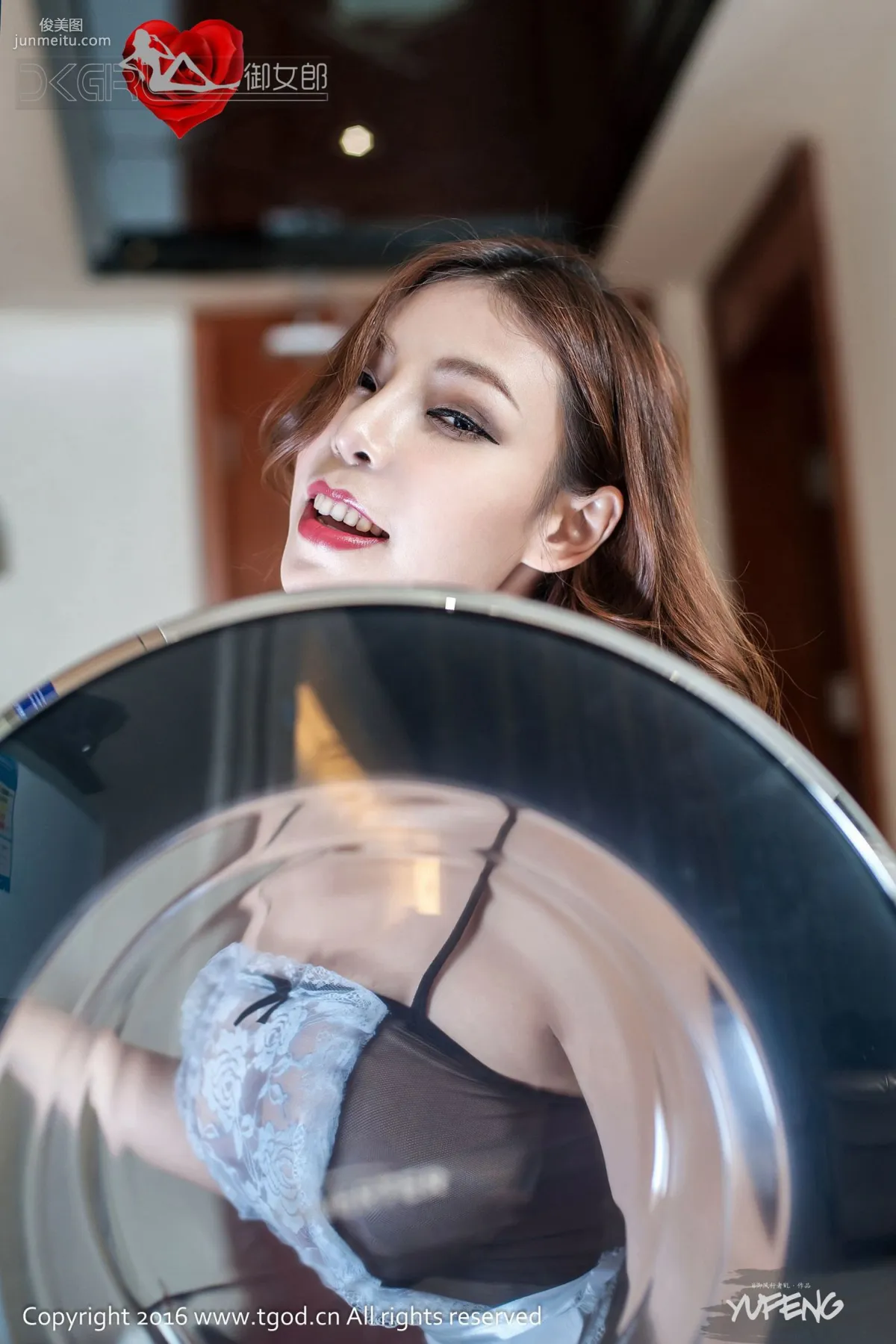Elise Tan Xiaotong, F-Cup Gorgeous Display of Sexy Boudoir [TGOD] Photo Set photo 8