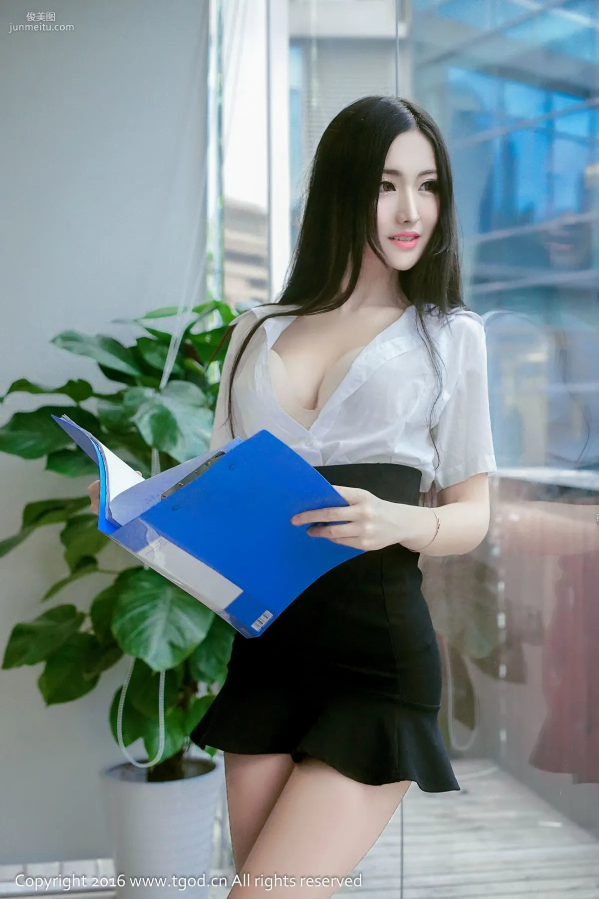 沈夢瑤G-cat《制服誘惑不可擋》 [推女神TGOD] 寫真集 52