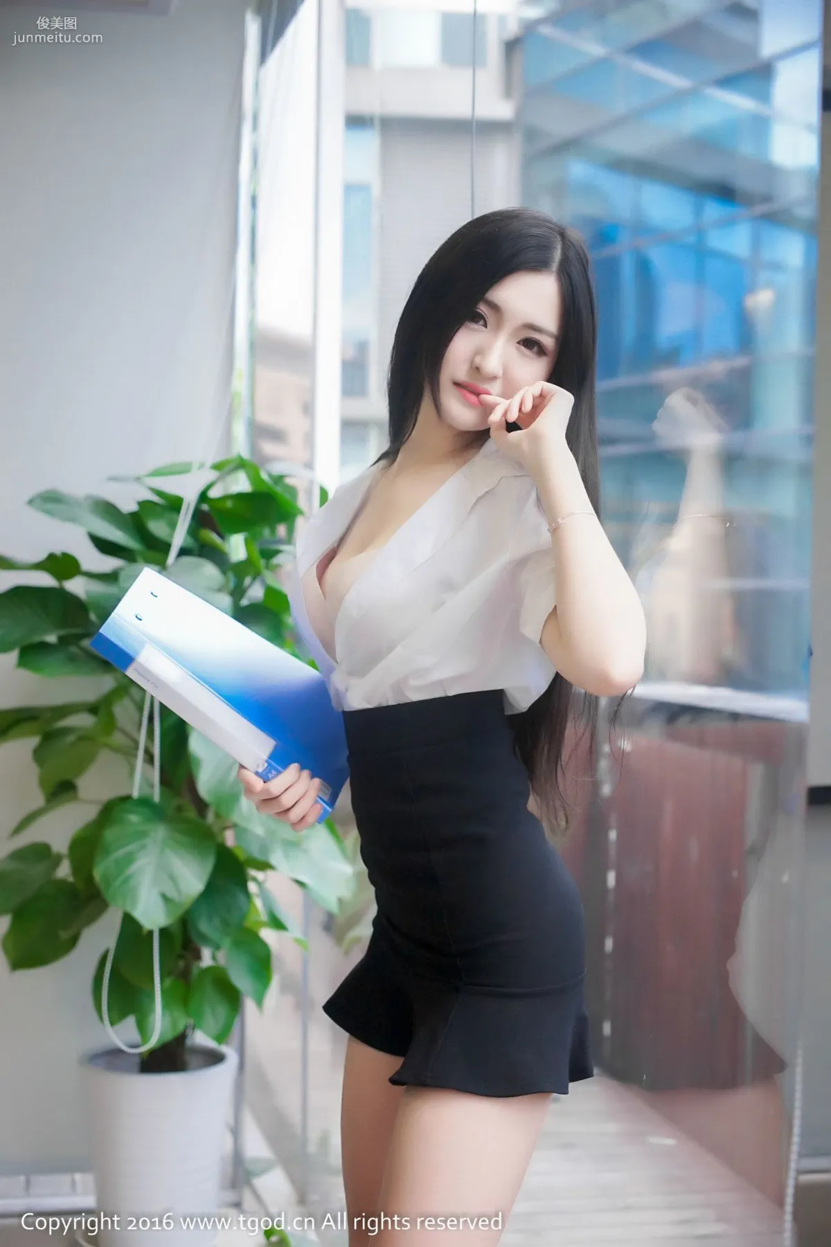 沈夢瑤G-cat《制服誘惑不可擋》 [推女神TGOD] 寫真集 56
