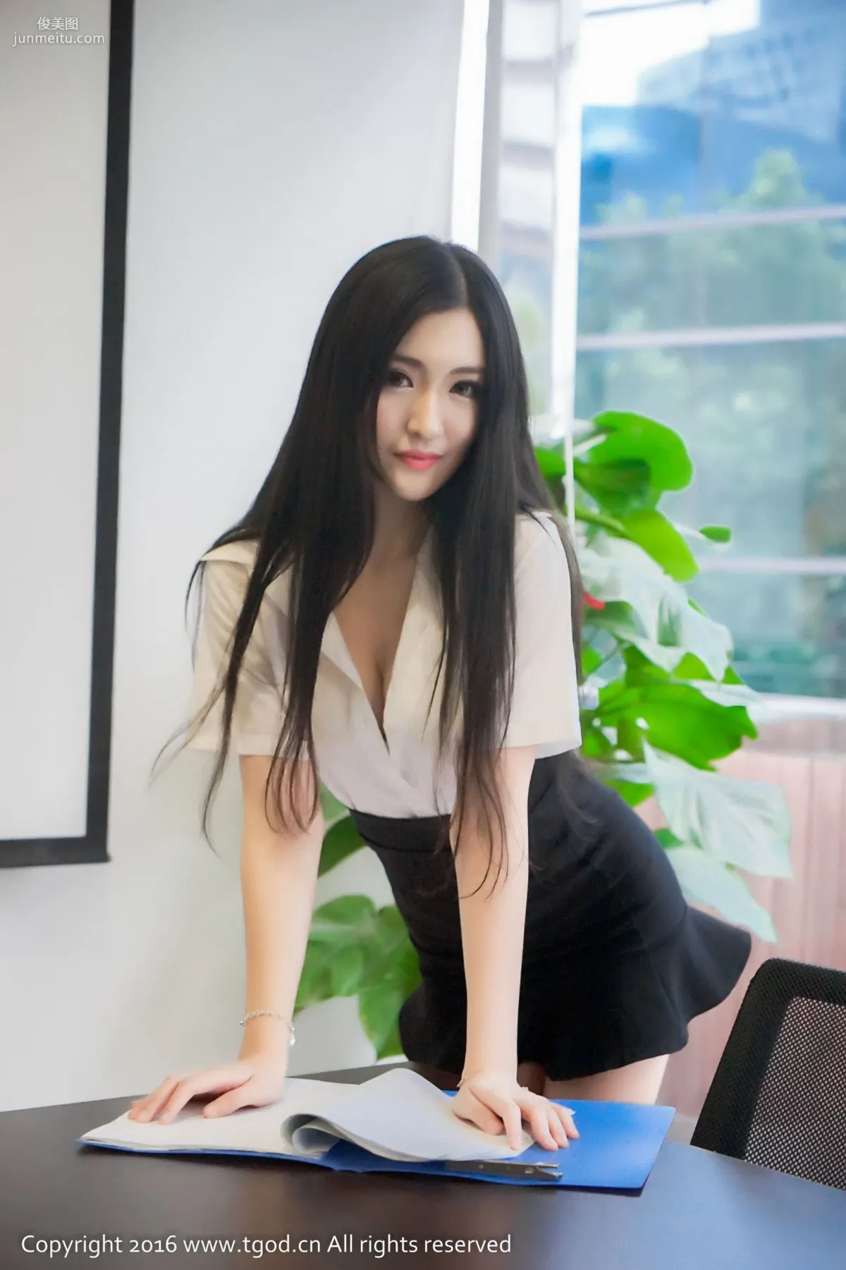 沈夢瑤G-cat《制服誘惑不可擋》 [推女神TGOD] 寫真集 44
