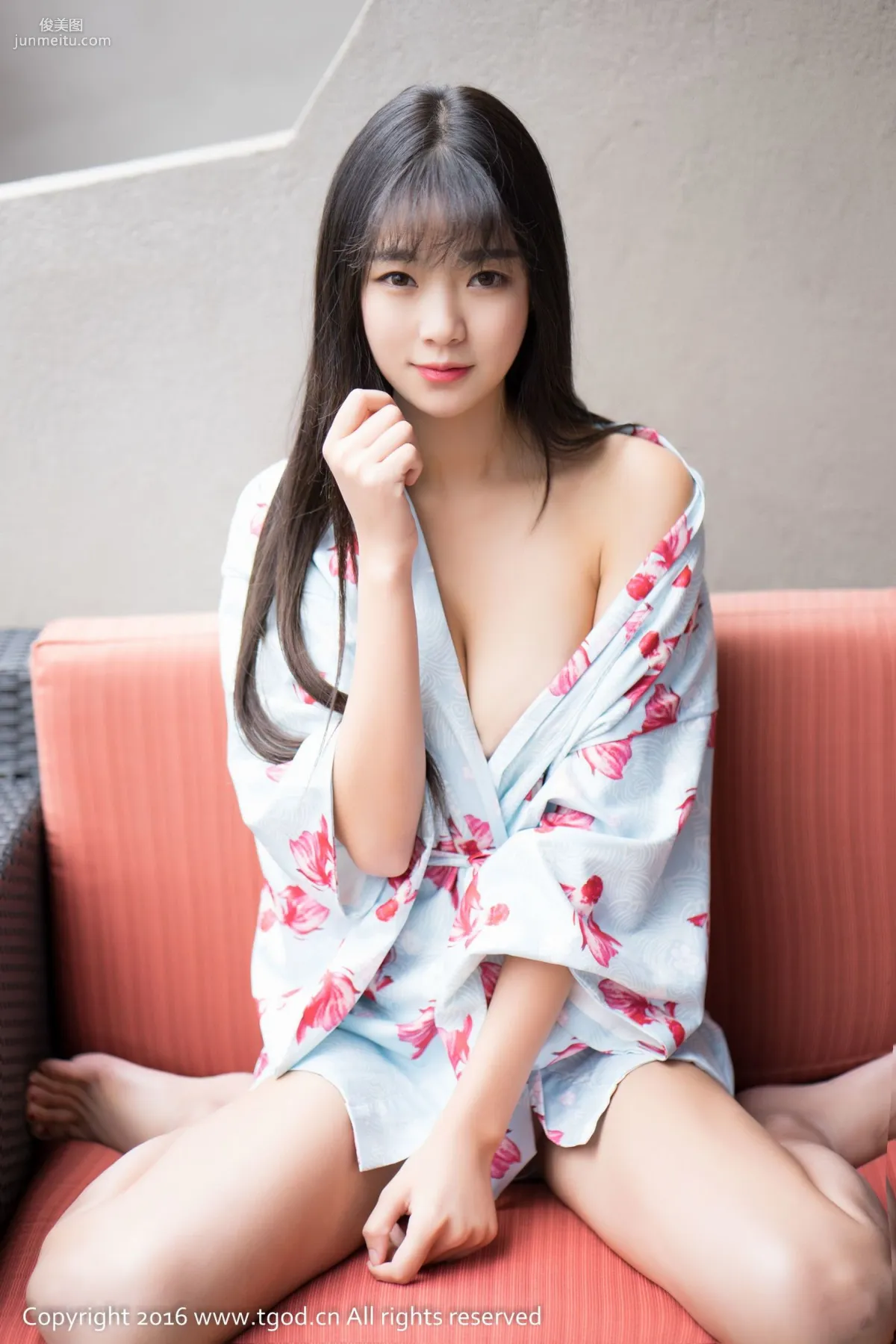 Kele Vicky, Dali Travel Shoot, Fresh Kimono + Sexy Lingerie [TGOD/Ugirls App] Photo Set photo 3