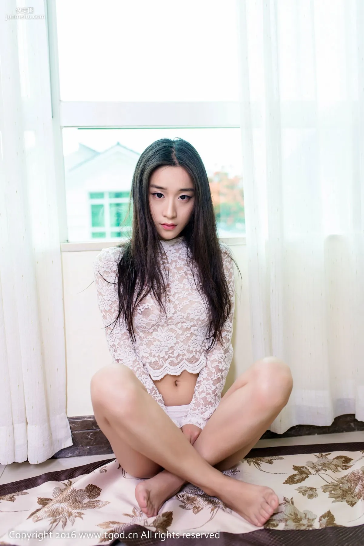 Qimeng Cherish, Gudou Hot Spring, Fair and Lovely Slender Waist [TGOD] Photo Set photo 16