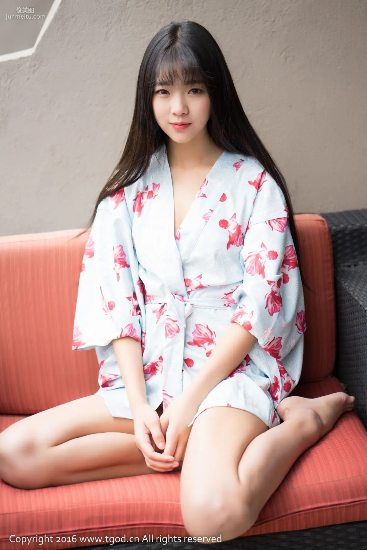Kele Vicky, Dali Travel Shoot, Fresh Kimono + Sexy Lingerie [TGOD/Ugirls App] Photo Set photo 12