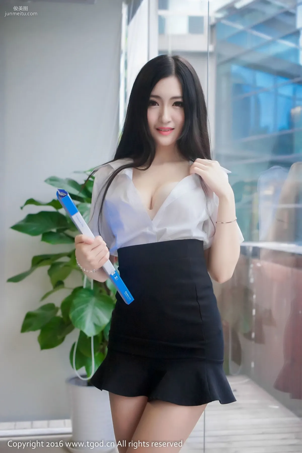 沈夢瑤G-cat《制服誘惑不可擋》 [推女神TGOD] 寫真集 50