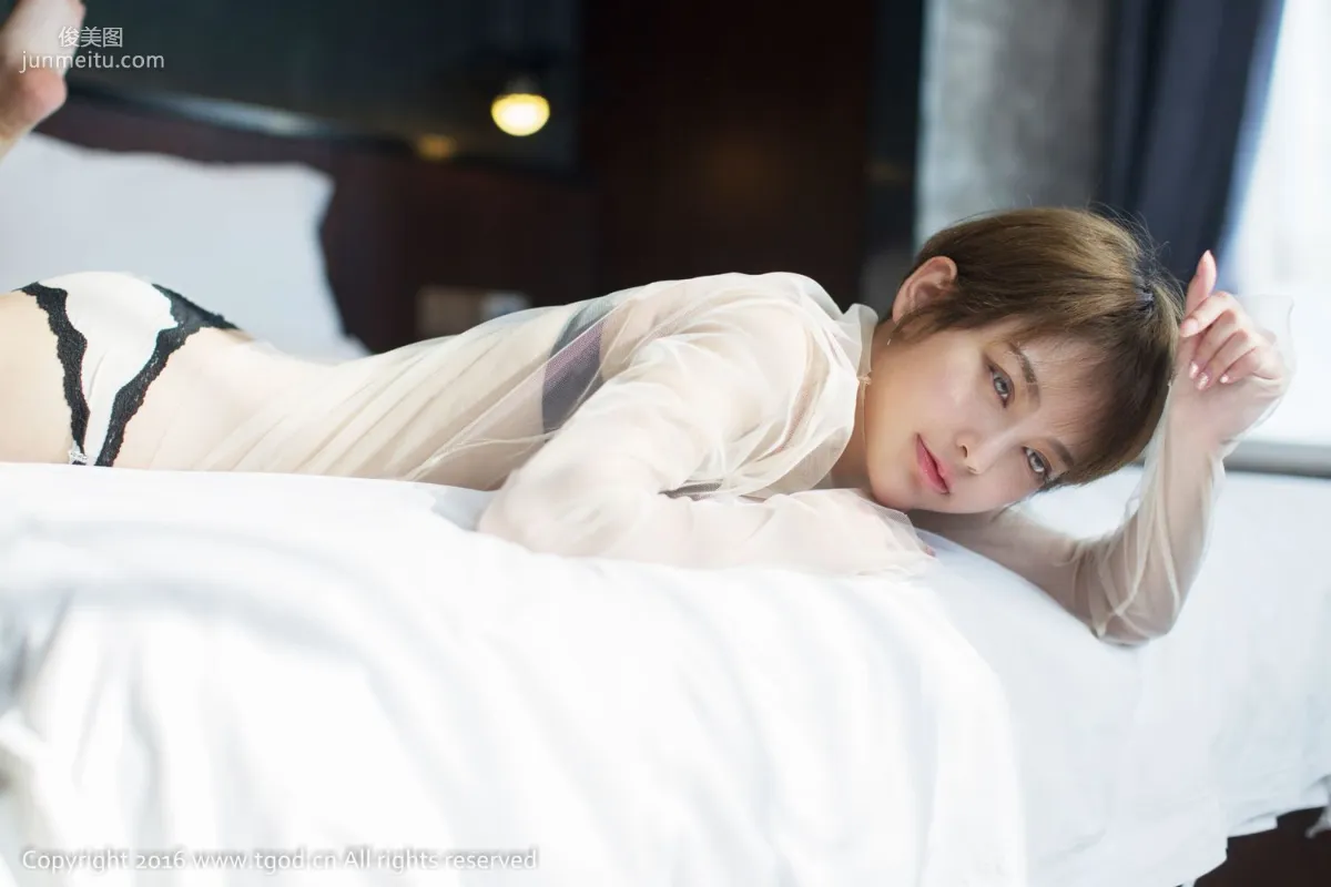 lynne Li Mo, See-Through Outfit Short-Haired Girl [TGOD] Photo Set photo 28