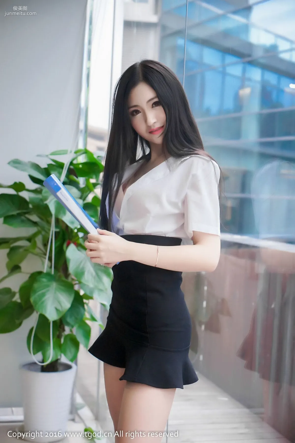 沈夢瑤G-cat《制服誘惑不可擋》 [推女神TGOD] 寫真集 55