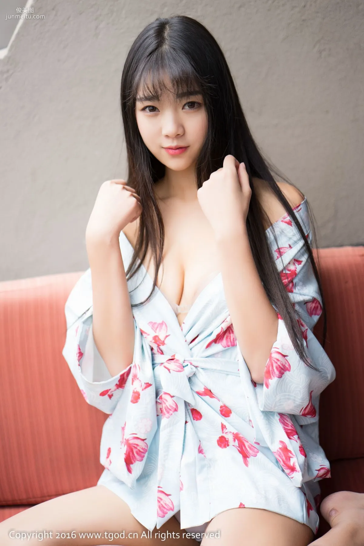 Kele Vicky, Dali Travel Shoot, Fresh Kimono + Sexy Lingerie [TGOD/Ugirls App] Photo Set photo 14