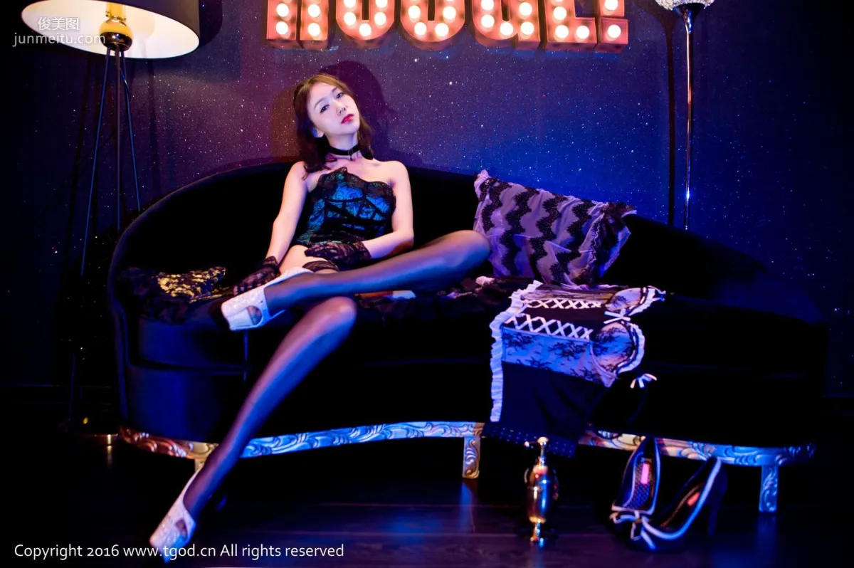 Zhan Ru 'Lace Bathtub Stockings Temptation' [TGOD] Photo Set photo 43