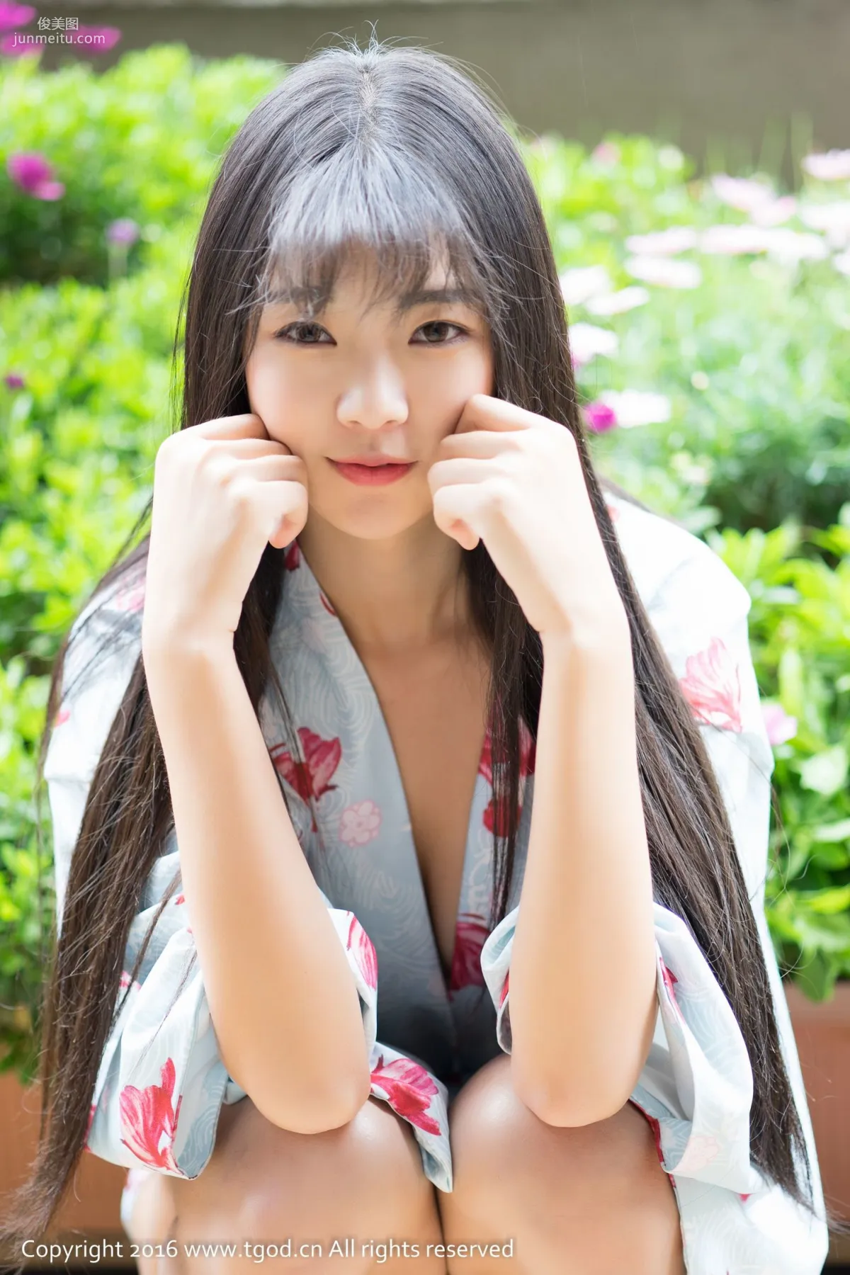Kele Vicky, Dali Travel Shoot, Fresh Kimono + Sexy Lingerie [TGOD/Ugirls App] Photo Set photo 25