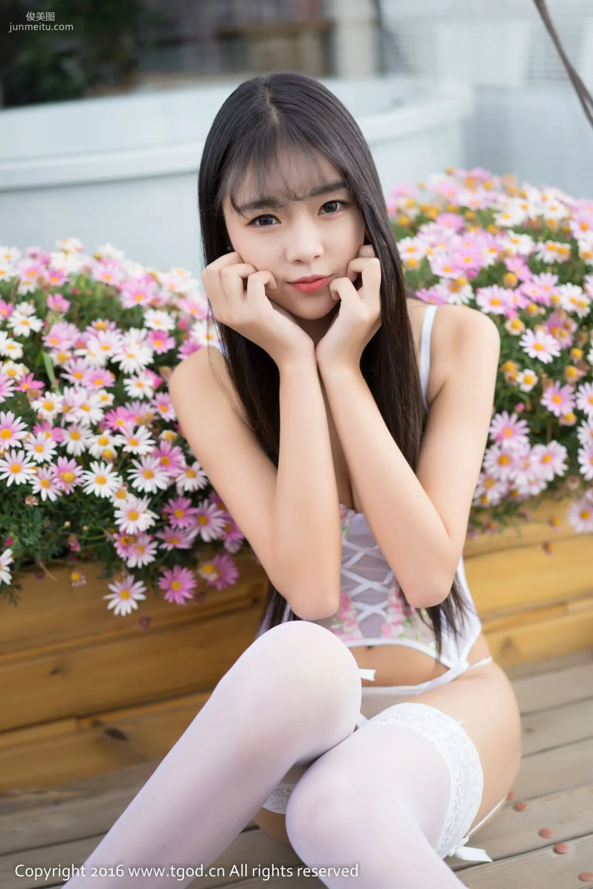Kele Vicky, Dali Travel Shoot, Fresh Kimono + Sexy Lingerie [TGOD/Ugirls App] Photo Set photo 35