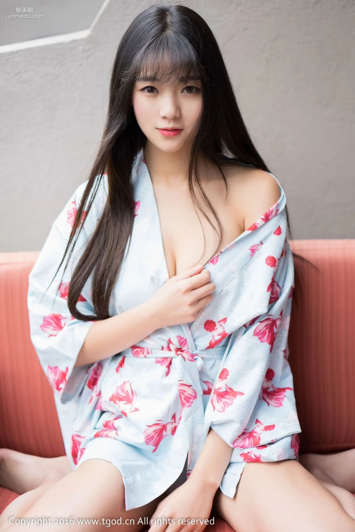 Kele Vicky, Dali Travel Shoot, Fresh Kimono + Sexy Lingerie [TGOD/Ugirls App] Photo Set photo 9