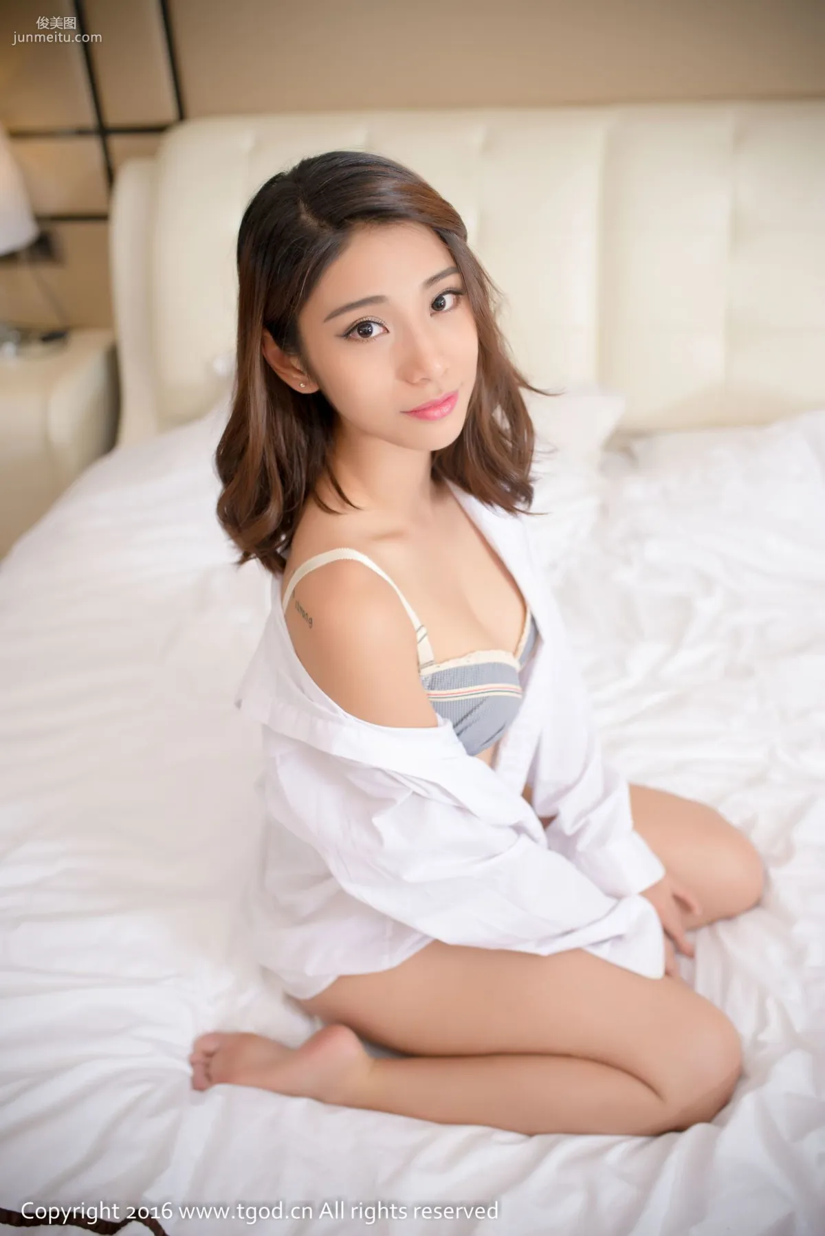 Lee Xiaotang, Light Pink Makeup, Private Lingerie [TGOD] Photo Set photo 5