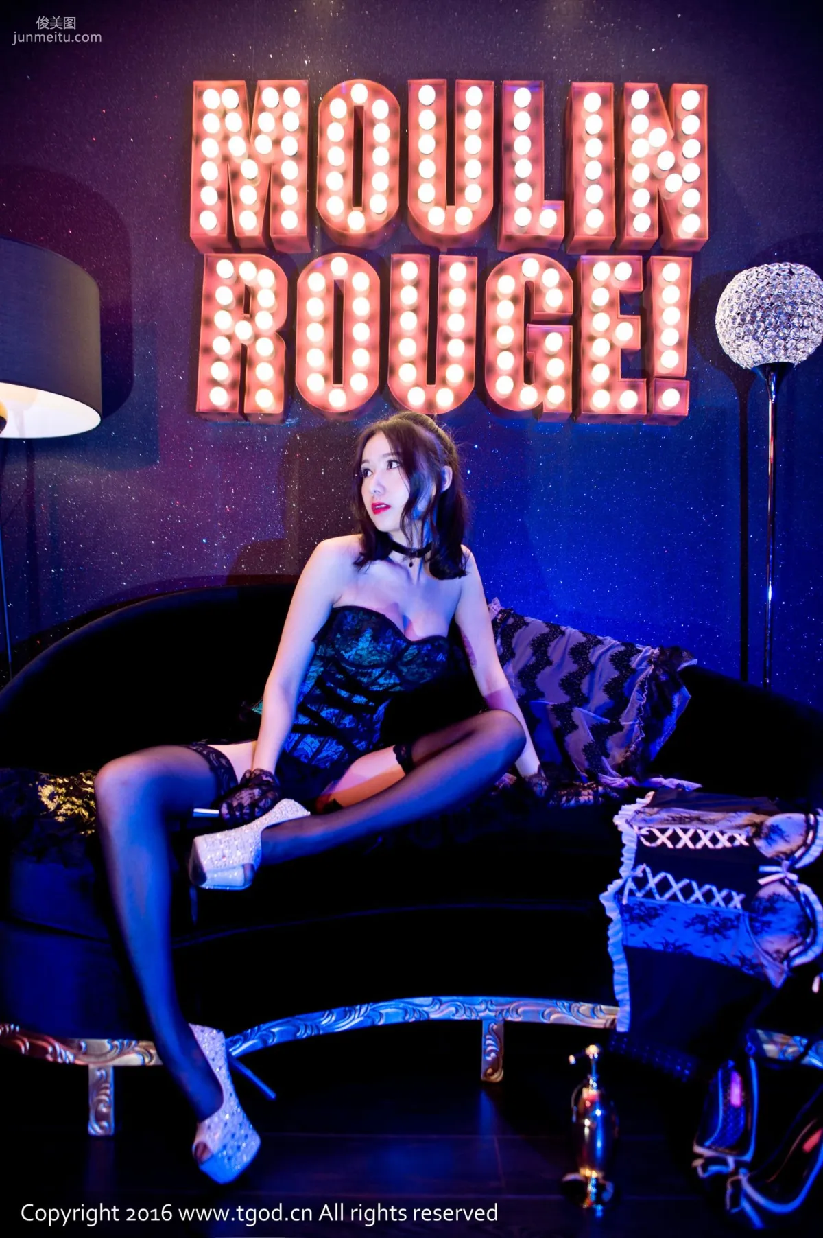 Zhan Ru 'Lace Bathtub Stockings Temptation' [TGOD] Photo Set photo 49
