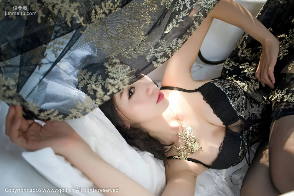 Zhan Ru 'Lace Bathtub Stockings Temptation' [TGOD] Photo Set photo 20