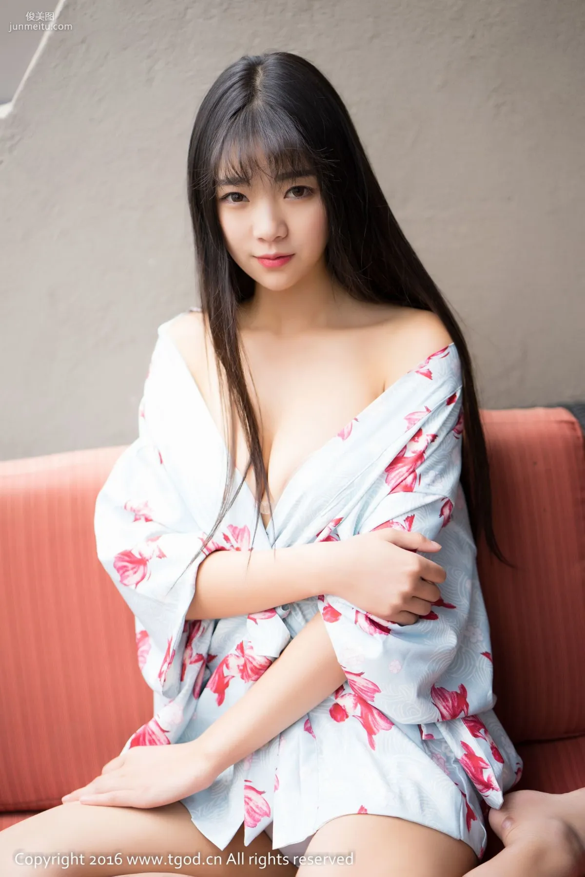 Kele Vicky, Dali Travel Shoot, Fresh Kimono + Sexy Lingerie [TGOD/Ugirls App] Photo Set photo 13