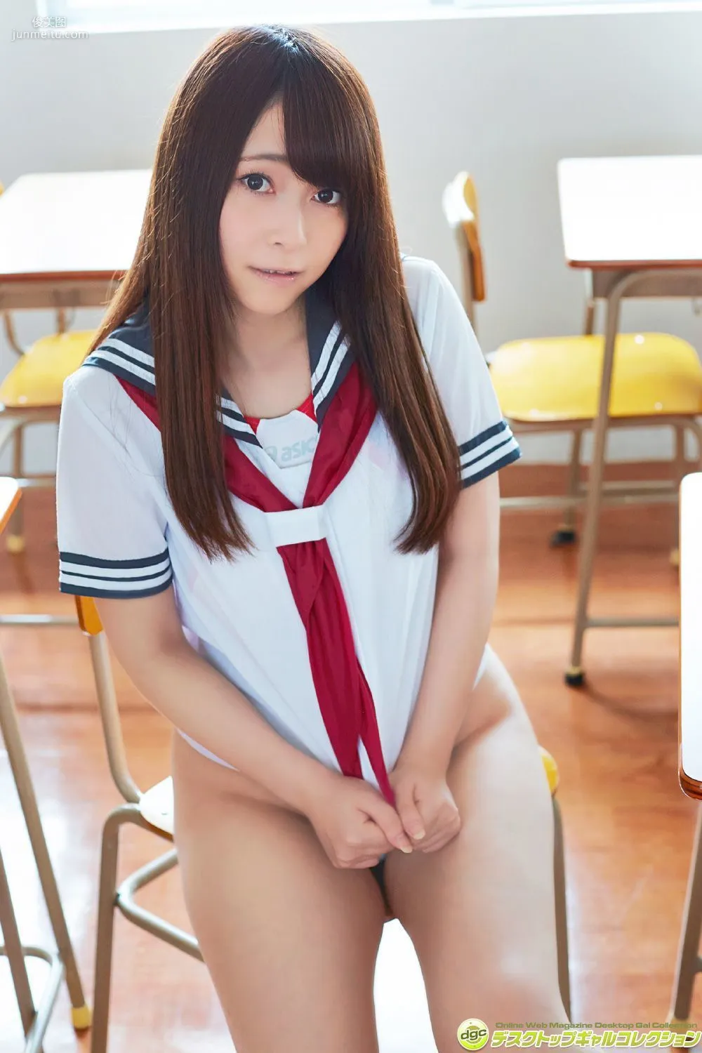Miharu Kanda, 92cm Transparent Fair-Skinned H-Cup Gravure Idol, Photo Set [DGC] NO.1334 photo 9
