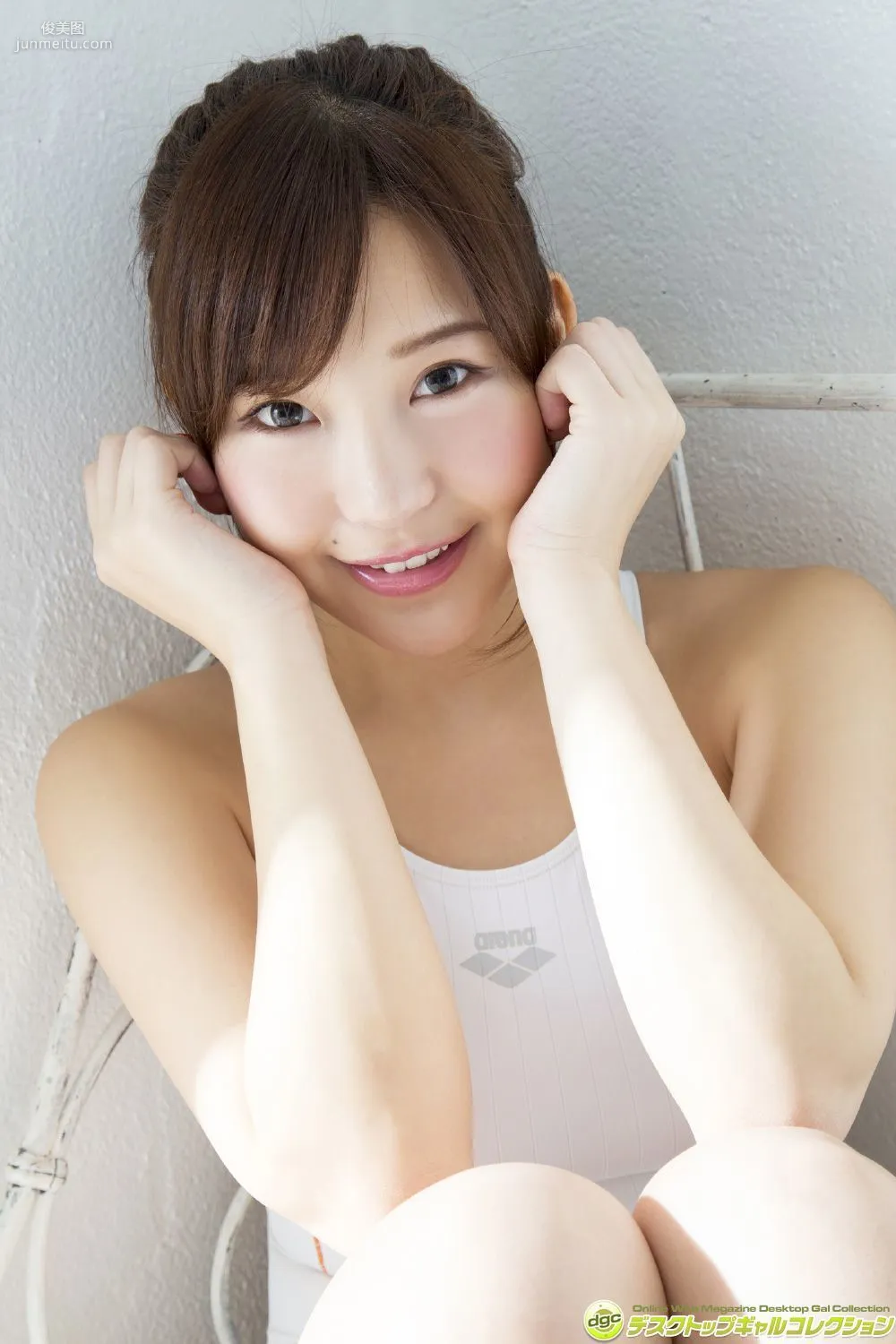 Yuriko Ishihara, Young Lady Face and Richly Ripened Beautiful F-Cup Breasts, Photo Set [DGC] NO.1331 photo 14