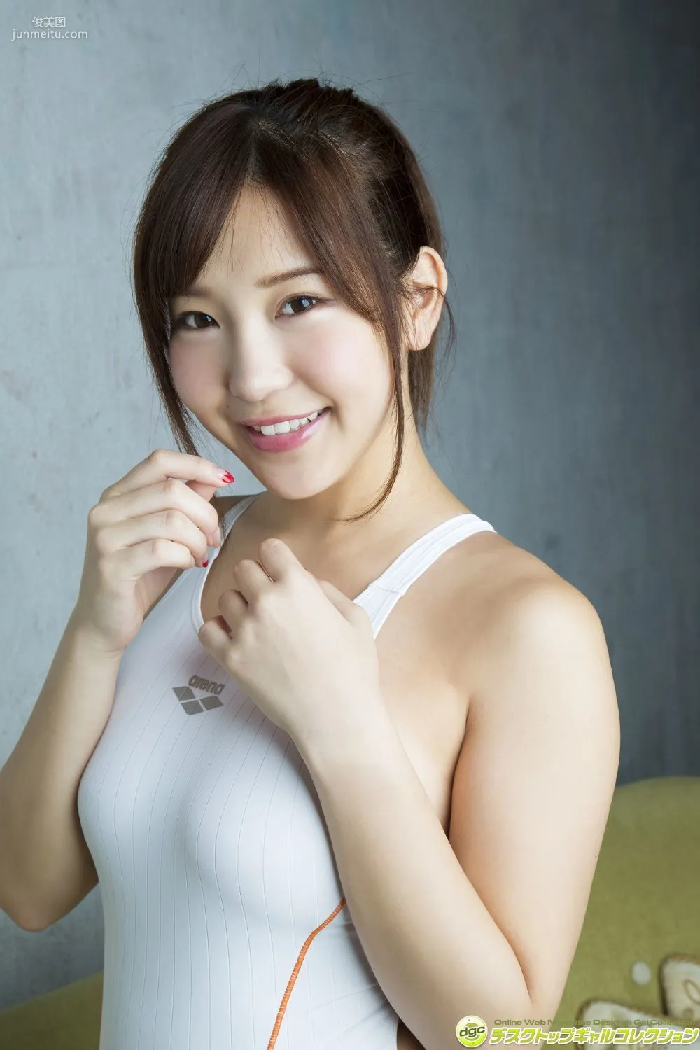 Yuriko Ishihara, Young Lady Face and Richly Ripened Beautiful F-Cup Breasts, Photo Set [DGC] NO.1331 photo 7