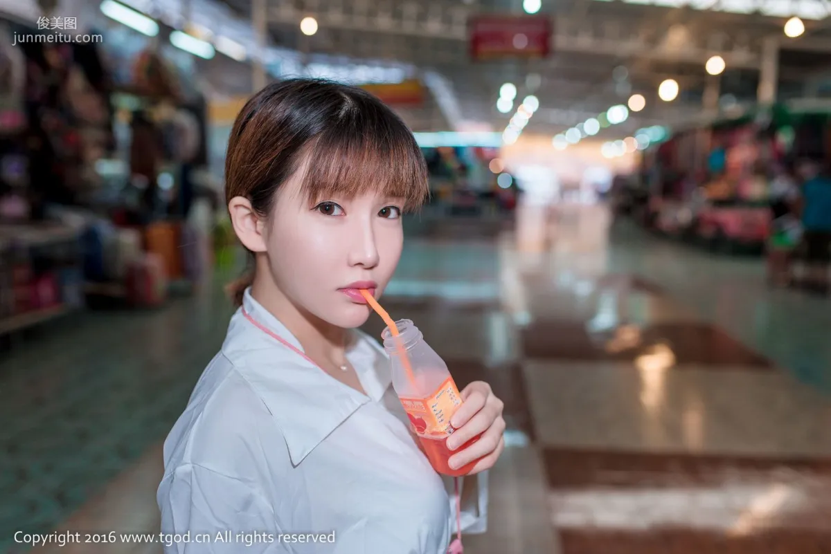 k8 Aojiao Mengmeng《Snow-White Breasts and Little Beautiful Butt》 [TGOD] Photo Set photo 22