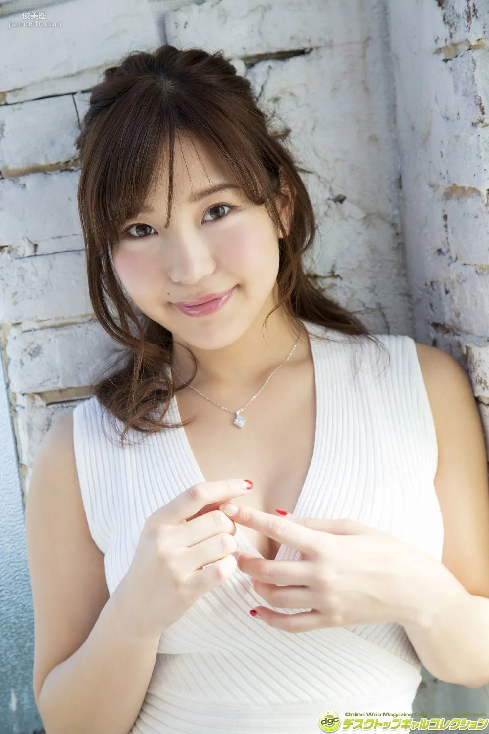 Yuriko Ishihara, Young Lady Face and Richly Ripened Beautiful F-Cup Breasts, Photo Set [DGC] NO.1331 photo 61